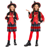 Kinder Mädchen Rock Hut Outfits Hocus Pocus-Dani Dennison Cosplay Kostüm